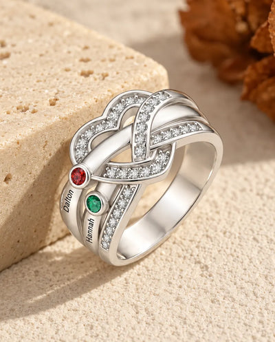 Personalised Birthstone Rings