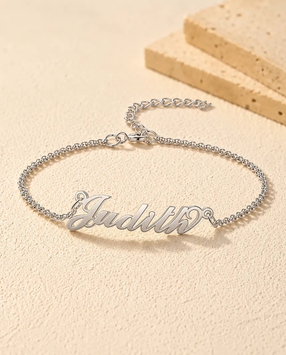 Personalised Name Bracelet - front view