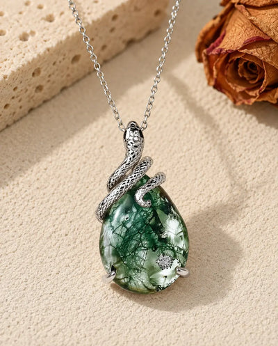 Moss Agate Necklaces